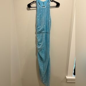 Hutch Sparkling Aqua Midi Dress